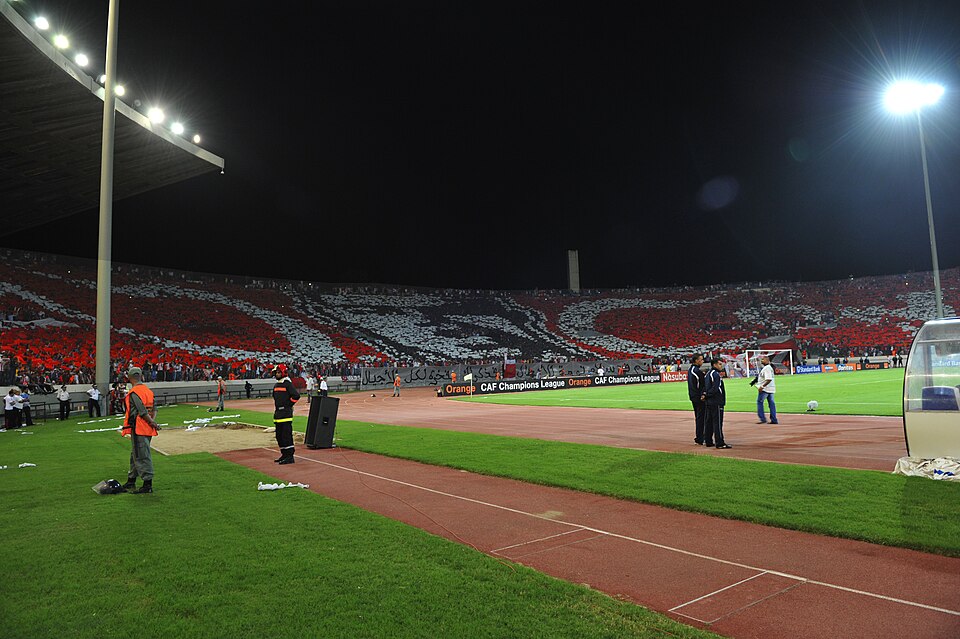 koreografija navijaca fudbalskog kluba wydad snimljena 2011. godine