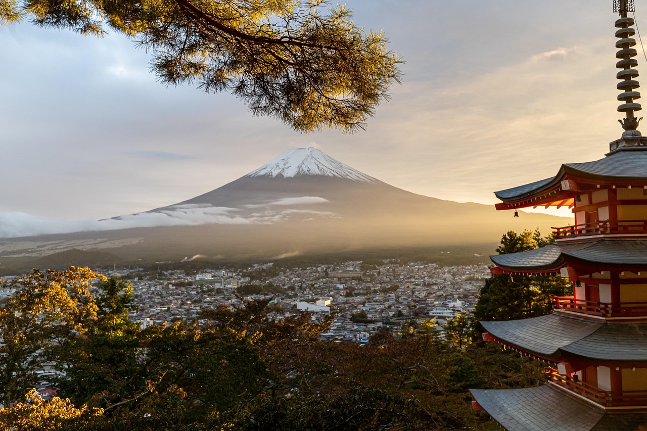 JApanska sveta planina Fudzi