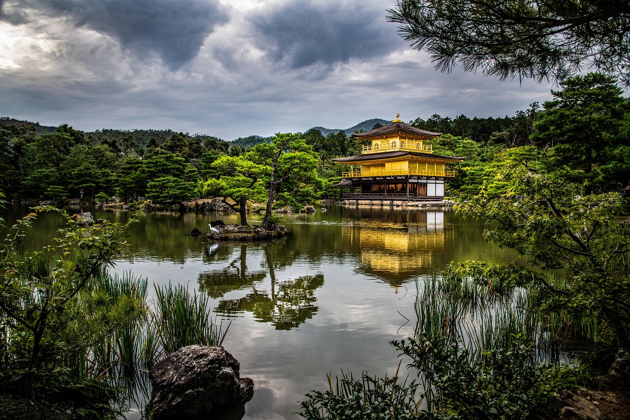 Japanski dvorac Shrine u blizini grada Kjoto