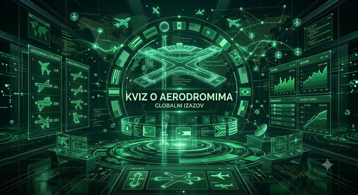 Kviz: Prepoznajete li svjetske aerodrome po IATA kodu?